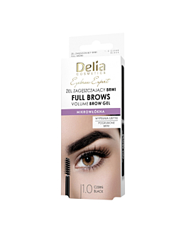 Delia Eyebrow Expert Żel Full Brow 1.0 czerń, butelka 