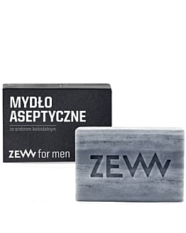 ZEW For Men Sapone Asettico con Argento Colloidale 85 g