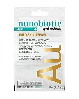 Nanobiotic Gold Skin Repair Krem 3 x 2 ml