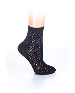 Noq by Knittex Damskie skarpetki Cindy 5 nero, rozm.36-42