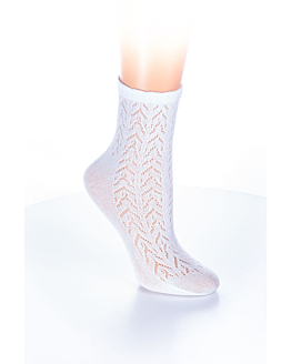 Noq by Knittex Damskie skarpetki Cindy 5 bianco, rozm.36-42