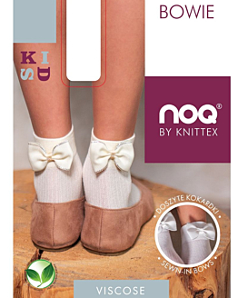 Noq by Knittex Calzini bambini Bowie bianco, 18-22