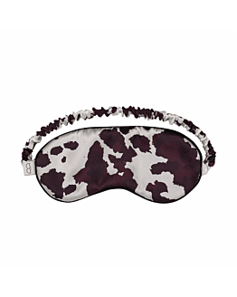 Cat&Cat Jedwabna Maska do Spania, Cow burgundy