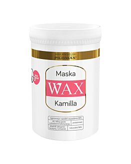 WAX Kamilla Maska wygładzająca i nawilżająca do włosów farbowanych jasnych, 480 ml