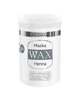 WAX Henna Maska nawilżająca na wypadanie włosów niefarbowanych, 480 ml