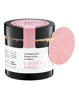 Make Me Bio Garden Roses, Nawilżający Krem dla Cery Suchej i Wrażliwej 