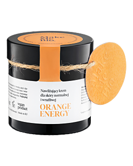 Make Me Bio Orange Energy, Nawilżający Krem dla Cery Normalnej i Wrażliwej 