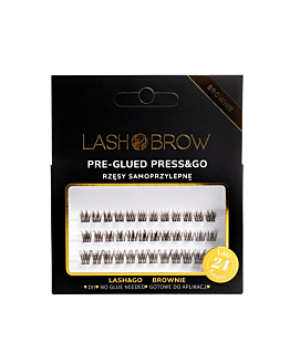 Lash Brow Rzęsy samoprzylepne Press & Go, Natural Brownie
