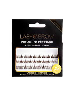 Lash Brow Rzęsy samoprzylepne Press & Go Classy, Night Brownie