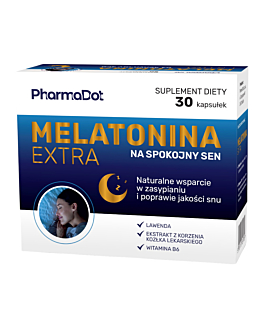 Melatonina Extra 1 mg Kapsułki, 30 szt.