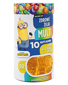 Minionki Multi Zdrowie żelki witaminowe dla dzieci od 4 r.ż.
