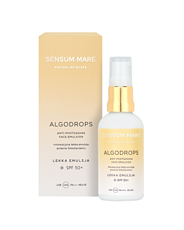 Sensum Mare Algodrops Lekka emulsja Ochronna przeciw Fotostarzeniu SPF 50 Uvb Uva Pa++++ Hev/Ir