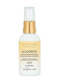 Sensum Mare Algodrops Satin Protective Creamy Emulsion SPF 50+ UVB UVA PA++++ HEV/IR 50 ml
