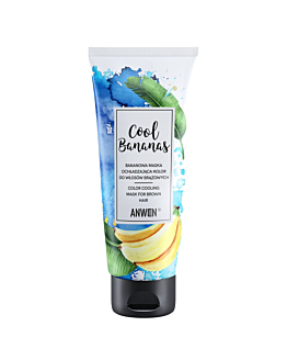 Anwen Cool Bananas Niebieska maska do włosów brązowych