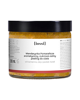 Iossi Mandarynka Pomarańcza Cukrowy peeling do ciała z olejem z pestek moreli