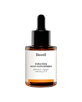 Iossi Dzika Róża Serum rozświetlające z geranium, cyprysem i witaminami C i E, 30 ml