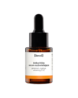 Iossi Dzika Róża Serum rozświetlające z geranium, cyprysem i witaminami C i E, 10 ml
