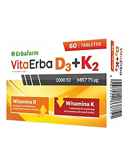 Vitaerba D3 + K2 60 Tabletek