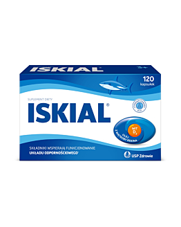 Iskial Olej z wątroby rekina Kapsułki, 120 kaps.