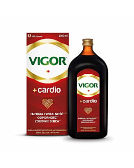 Vigor+ Cardio Tonik Zestaw witamin i minerałów z wyciągami roślinnymi