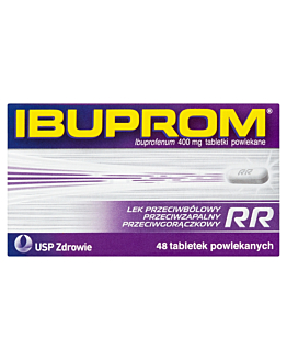 Ibuprom RR MAX tabletki powlekane 400 mg, 48 tabl. 
