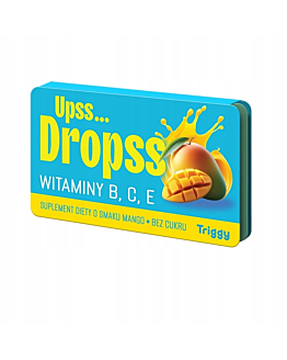 Triggy Upss Dropss Smak Mango Pastylik do ssania 15 szt.