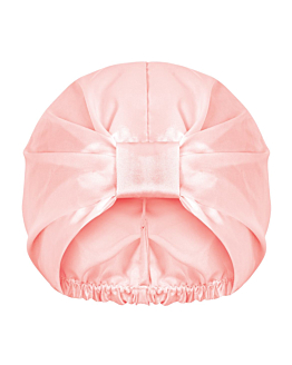 Glov Satin Bonnet Rose Turbante Rosa per Capelli