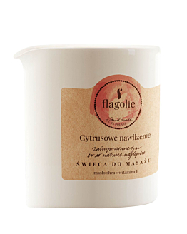 Flagolie Świeca do masażu Cytrusowe nawilżenie, 70 g
