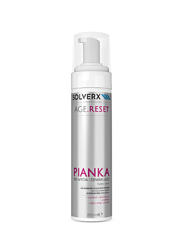 Solverx Age Reset Pianka do mycia twarzy i demakijażu 