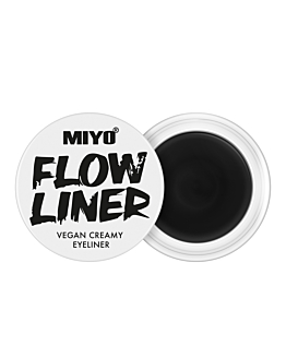 Miyo Flow Liner Eyeliner w kremie, 01 Asphalt 