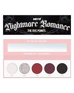 Miyo Five Points Paleta cieni do powiek 38 Nightmare Romance