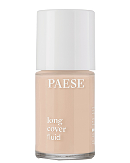 Paese Long Cover Fluid Podkład matujący, 01 Jasny Beż