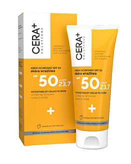 Cera+ Krem ochronny SPF 50 skóra wrażliwa 50 ml