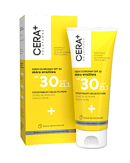 Cera+ Krem Ochronny SPF 30 Sk&oacute;ra Wrażliwa 50 ml