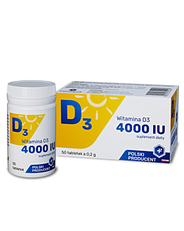 Witamina D3 4000 IU Tabletki, 50 szt.