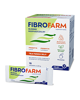 Fibrofarm Błonnik rozpuszczalny, 15 sasz.