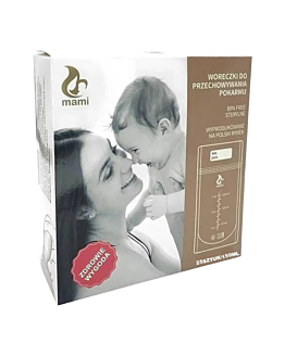 MAMI Woreczki do przechowywania pokarmu 150 ml, 25 szt.