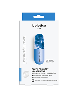 L'biotica Kolagenowe płatki pod oczy - redukcja cieni i obrzęków 