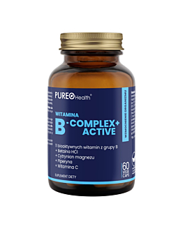Pureo Health Witamina B-complex+ Active Kapsułki, 60 szt.