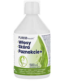 Pureo Health Włosy Skóra Paznokcie+, Płyn