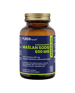 Pureo Health Maślan sodu 600 mg Kapsułki, 60 szt.