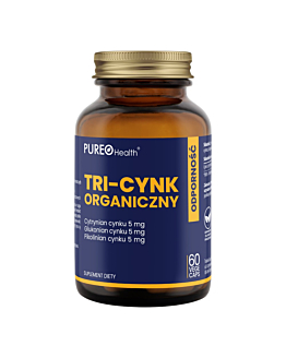 Pureo Health Tri-Cynk organiczny Kapsułki, 60 szt.