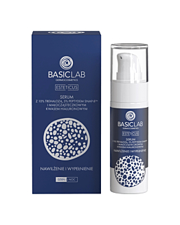 BasicLab Esteticus Serum 10% Trehaloza , 5% Peptyd Snap-8, Kwas Hialuronowy 