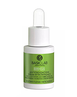 Basiclab Esteticus Siero Uniformante Antiossidante, 15% Vitamina C, Prebiotico 15 ml