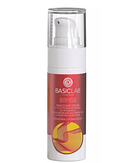BasicLab Esteticus Emulsyjne serum z retinolem 1% i witaminą C 5%