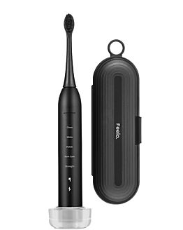 Feelo Pro Szczoteczka soniczna z etui Black