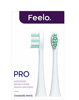 Feelo Końcówki do szczoteczki sonicznej White Standard
