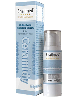 Snailmed Maschera Attiva Idratante-Normalizzante con Ceramidi e Aloe 30 ml