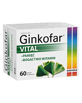 Ginkofar Vital, tabletki powlekane 60 szt.
