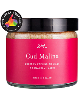 Sisi&Me Cud Malina Cukrowy Peeling do ciała, 300 g